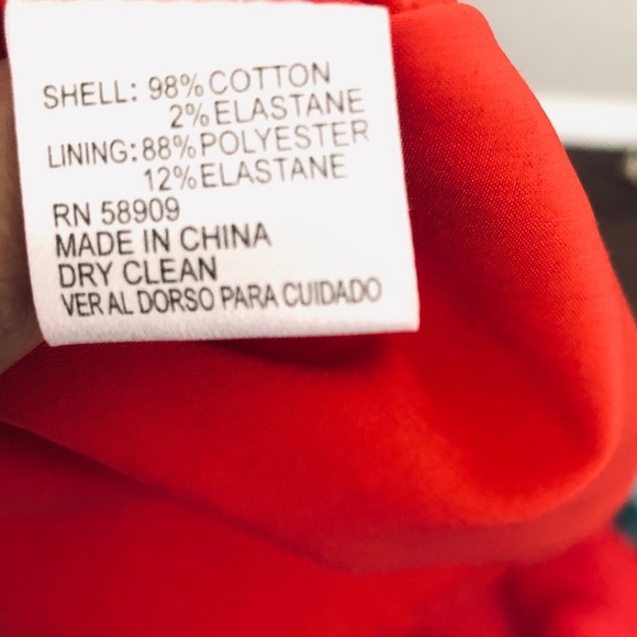 Antonio Melani Red Fit Flare Midi dress size 0 - Picture 10 of 13